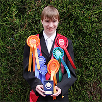 'I won all these for doing great riding'
