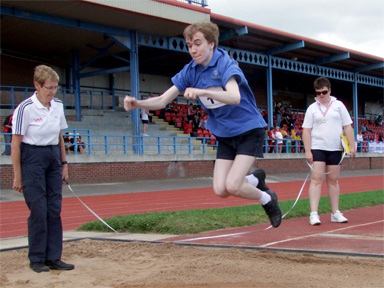 standing long jump, new PB