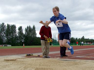 Oliver, standing long jump - gold