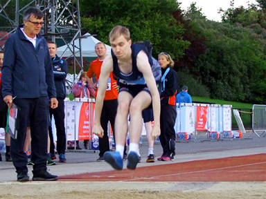 Oliver, standing long jump - silver medallist
