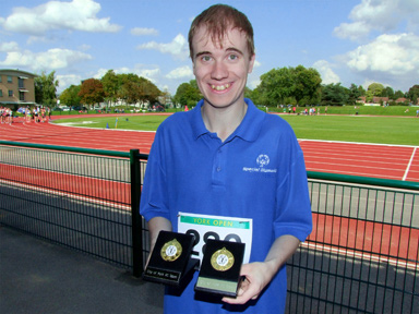 Oliver, double gold medallist