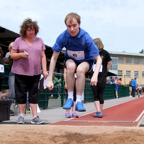Oliver, standing long jump gold medallist