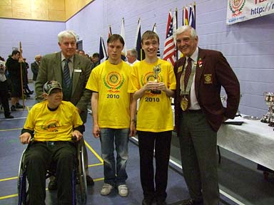 Rotary Games National Champions 2010 - team boccia
