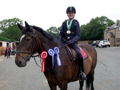 Oliver and Bailey, RDA Dressage Anywhere National Champions 2018