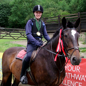 Oliver and Bailey, 2019 double RDA National Champions in Dressage Anywhere