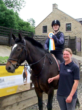 Oliver, Bailey and Coach Gemma