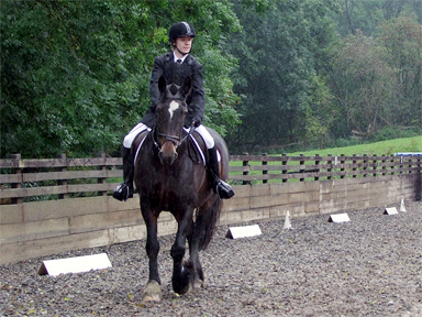 Oliver and Bailey, representing Great Britain at the 2020 World Para-Equestrian Competition
