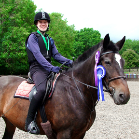 Oliver and Bailey, RDA National Dressage Anywhere Grade 4 Runners-up 2022