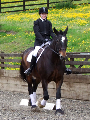 Oliver and Bailey, representing Great Britain at the 2022 World Para-Equestrian Competition