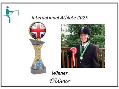 Oliver, winner of the International Athlete Award for 2025