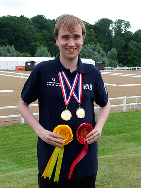 Oliver, RDA Dressage Anywhere National Champion 2016
