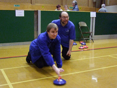 Oliver and Dad, Steve, World Kurling Pairs quarter-finalists 2017