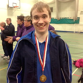 Oliver, table tennis gold medallist