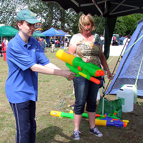 Watergun shoot-out