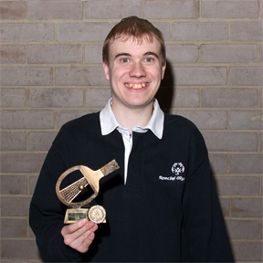 Oliver, Table Tennis Athlete of the Year 2016