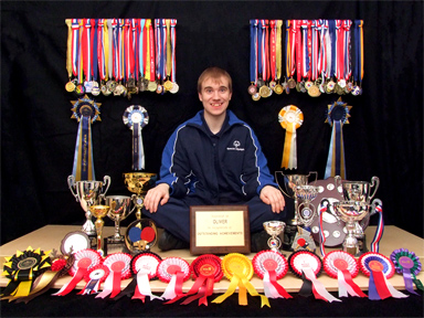 Oliver won these prizes during 2016