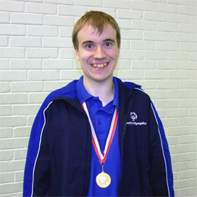 Oliver, table tennis gold medallist