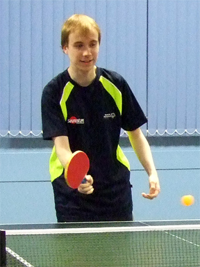 Oliver at the Special Olympics Regional Table Tennis Competition
