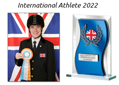 International Athlete Award winner Oliver