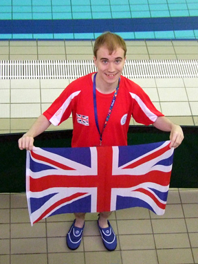Oliver at the 2018 World Halliwick Swimming Championships, 4th International Halliwick Gala hosted by Stowarzyszenie Halliwick Polska.
