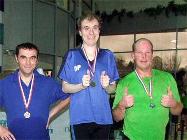 Oliver, 25m breaststroke gold medallist
