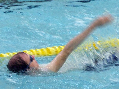 Oliver, 25m backstroke National Champion 2019