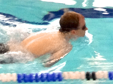 Oliver at the 50th Halliwick National Championships