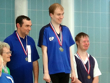 Oliver, 25m breaststroke - gold