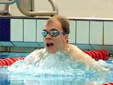 50m breaststroke silver medallist