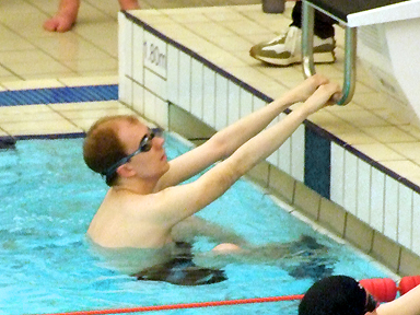 Oliver, 50m backstroke - gold