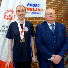 On the medal podium