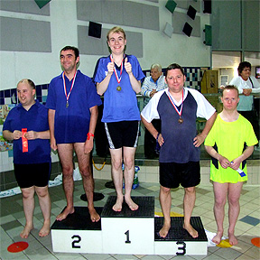 25m breaststroke gold medallist