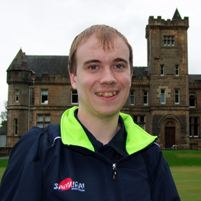 Oliver at Airthrey Castle, Stirling University Oliver at Airthrey Castle, Stirling University