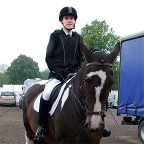 Oliver at the Regional Equestrian Championships