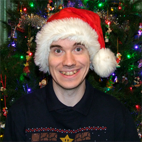 Oliver enjoying Christmas