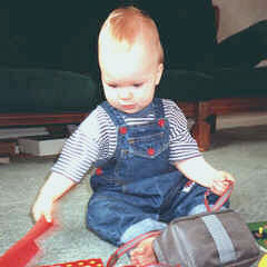 Oliver playing Oliver playing